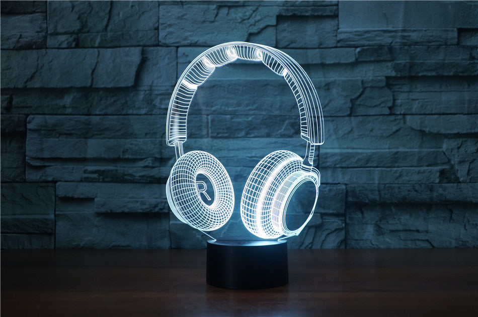 Illusion Tischlampe LED Acrylschirm Kristallklar - Hobbyfy