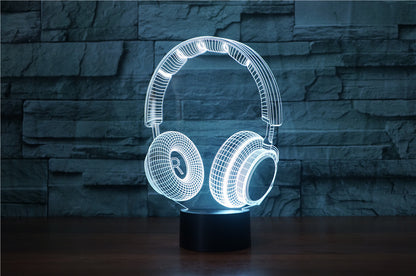 Illusion Tischlampe LED Acrylschirm Kristallklar - Hobbyfy