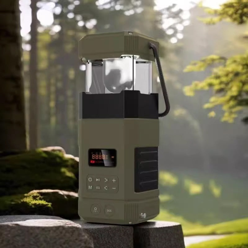 TerraCharge Handkurbel Solar Radio Bluetooth Lautsprecher Powerbank