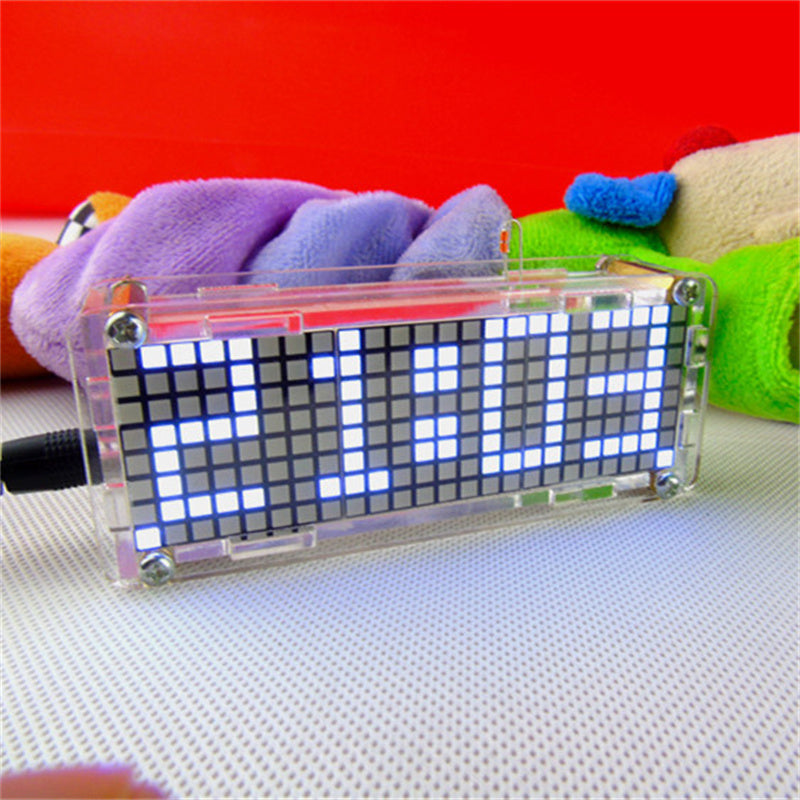 DIY LED Punktmatrix Wecker Bausatz Mit Temperaturanzeige