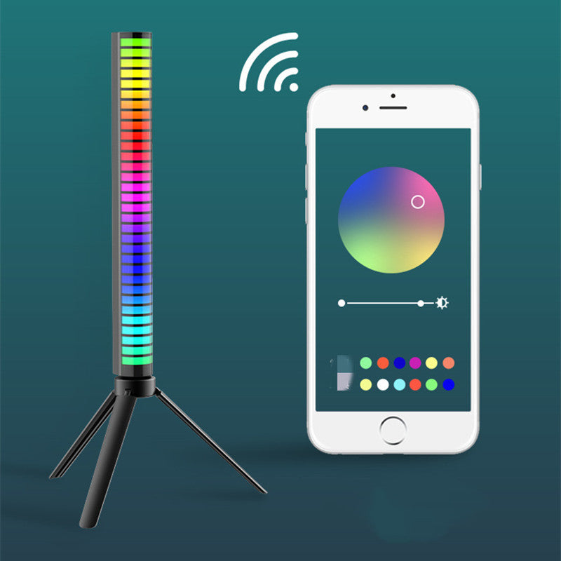 Sprachgesteuerte Ambientebeleuchtung RGB 32 LEDs 18 Farben - Hobbyfy