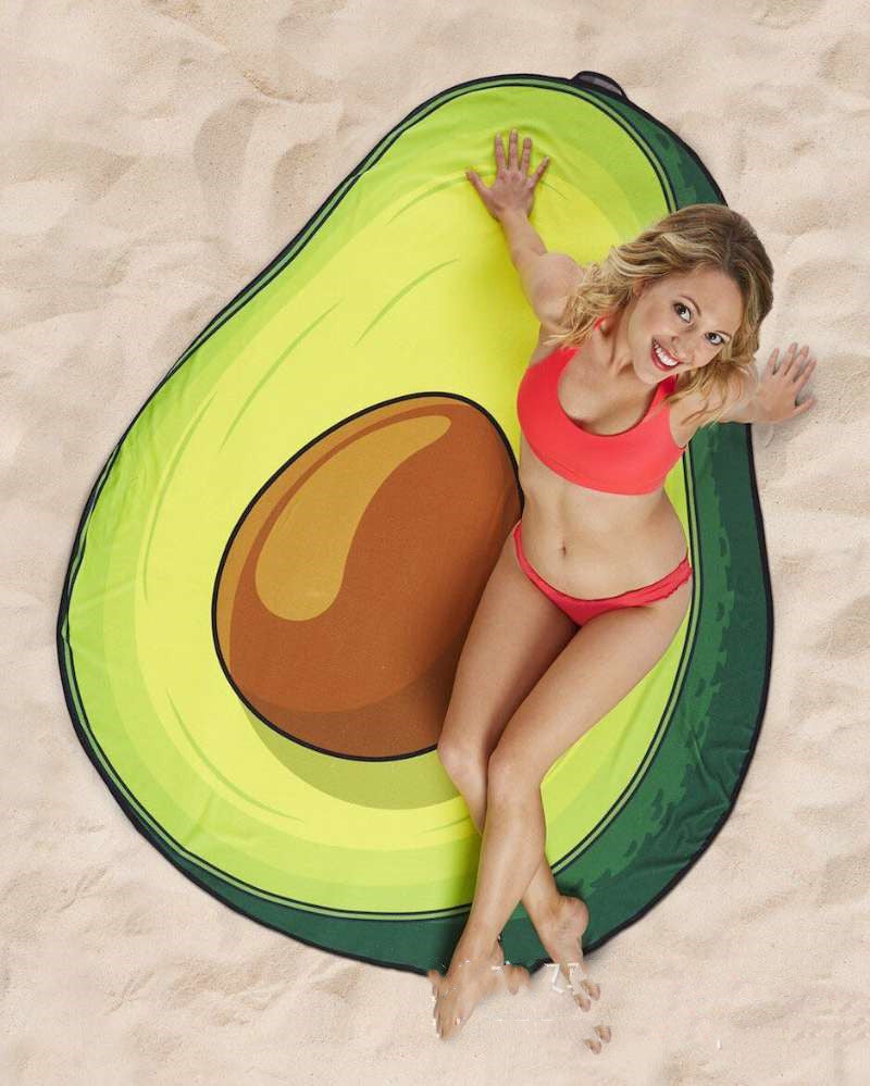 Schnelltrocknendes Strandtuch Mit Druckmotiv - Hobbyfy