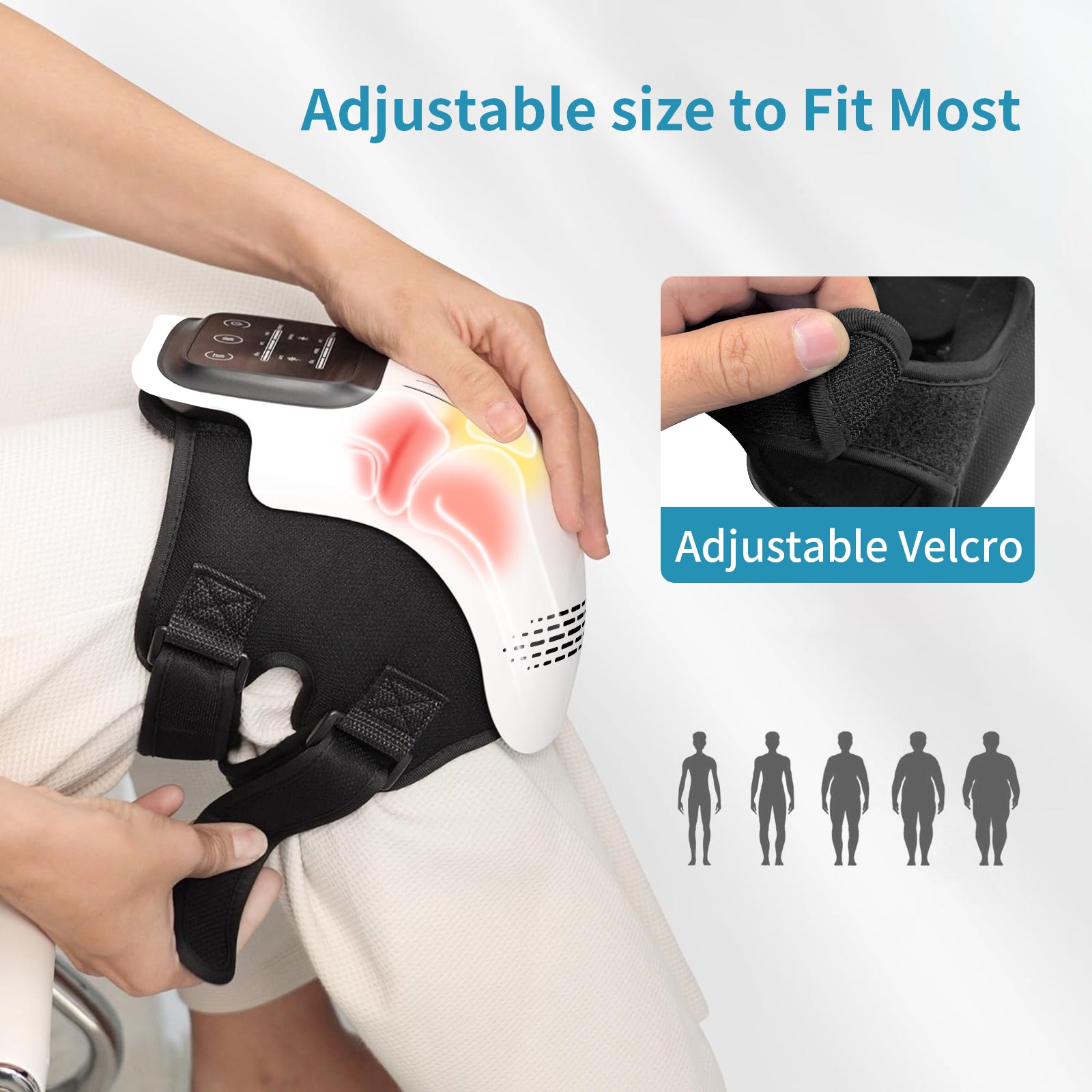 KnieCare Massagegerät Wärme Knetmassage Und Vibrationsfunktion - Hobbyfy