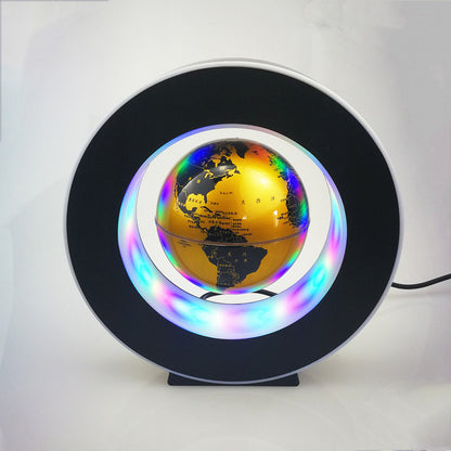 LuxGlobus Schwebender Magnetglobus Mit Leuchtender Rotation Für Büro - Hobbyfy