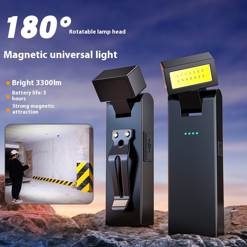 Notfalllampe Mini 500mAh Schwarz Tragbar Outdoor - Hobbyfy