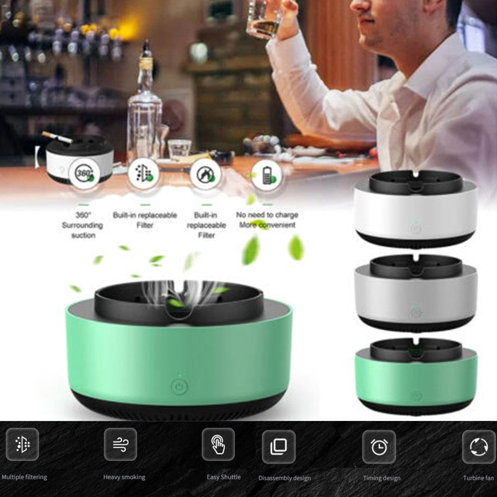 Tragbarer Aschenbecher Mit Anionenreinigung - Hobbyfy