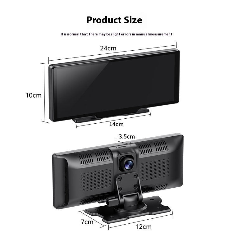 CarPlay Navigator Mit Dashcam Und 10 Zoll Touchscreen - Hobbyfy
