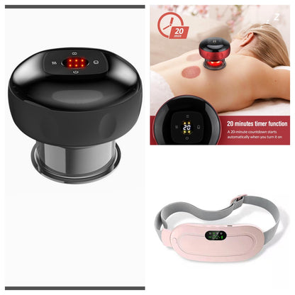 LunaTherm Menstruations Heizgürtel Mit Vibrationsmassage USB Aufladbar