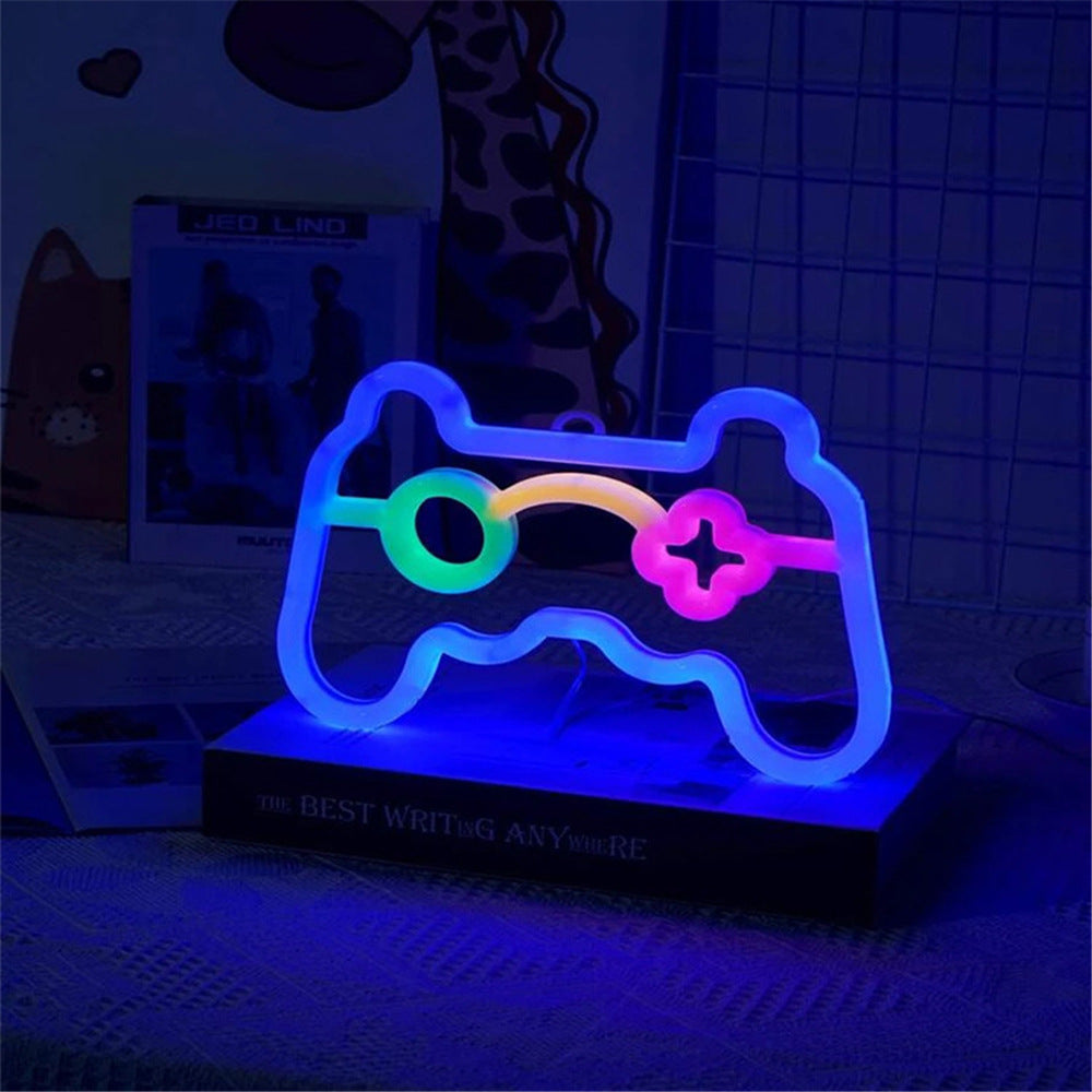 Neon Nachtlicht Batteriebox Und USB Licht Für Innenräume - Hobbyfy