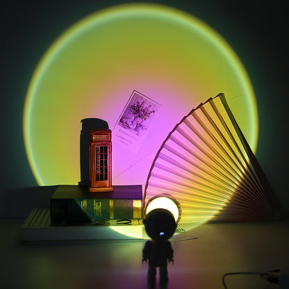 Lumina Aufladbare Astronauten Regenbogen Lampe - Hobbyfy