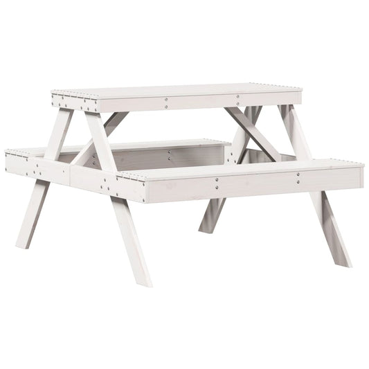 Picknicktisch Massives Kiefernholz Mit Bank-Kombi - Hobbyfy