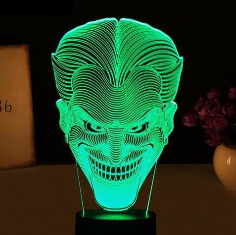 USB Color 3D LED-Lampe Mit Touch Und Fernbedienung Kompakt Mehrfarbig - Hobbyfy