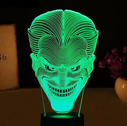 USB Color 3D LED-Lampe Mit Touch Und Fernbedienung Kompakt Mehrfarbig - Hobbyfy
