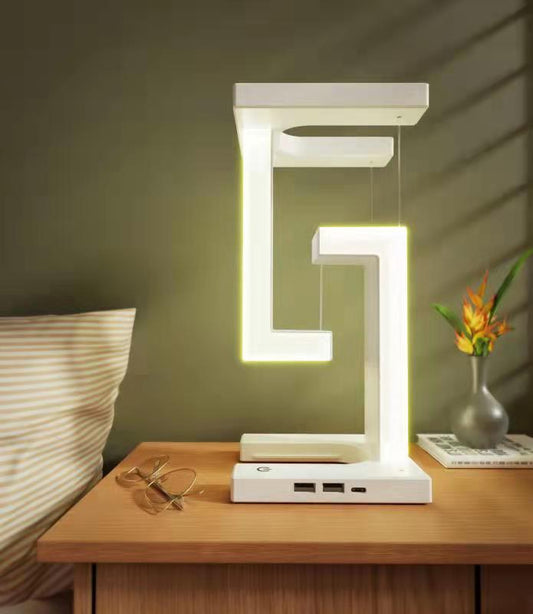 Schwebende Balance Lampe Mit Kabellosem Laden Für Smartphone - Hobbyfy