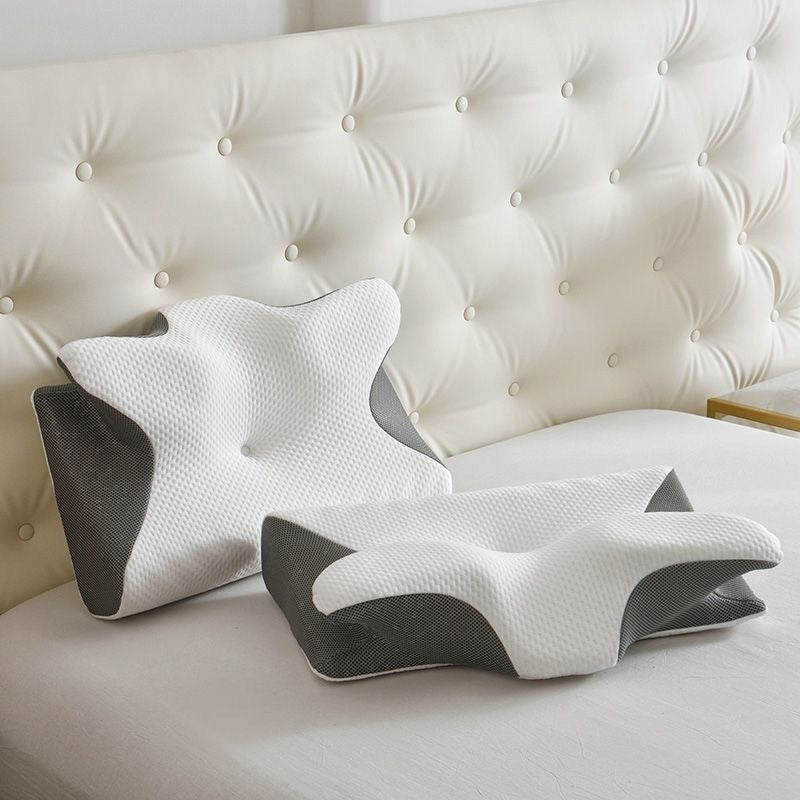 Schmetterlingsförmiges Memory Foam Nackenkissen Mit Slow Rebound - Hobbyfy
