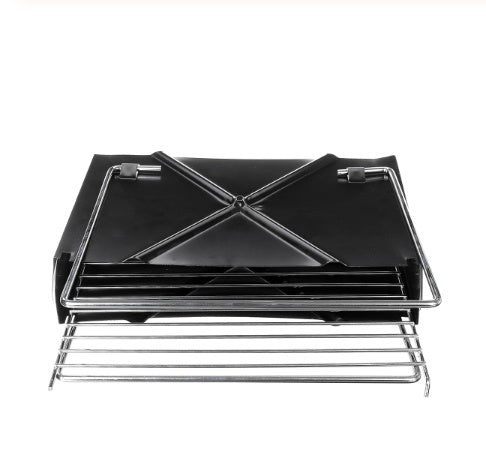 Faltbarer Edelstahl Kohlegrill Tragbar Leicht 1,2 Kg - Hobbyfy