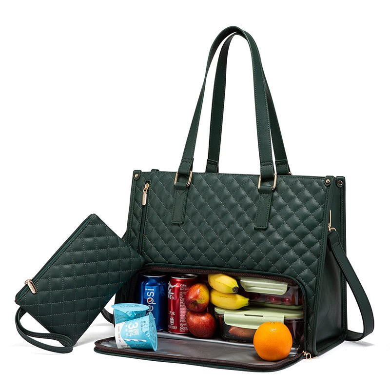 Convenient Commute Lunch Bag Damen Isolierte Kühltasche Auslaufsicher - Hobbyfy