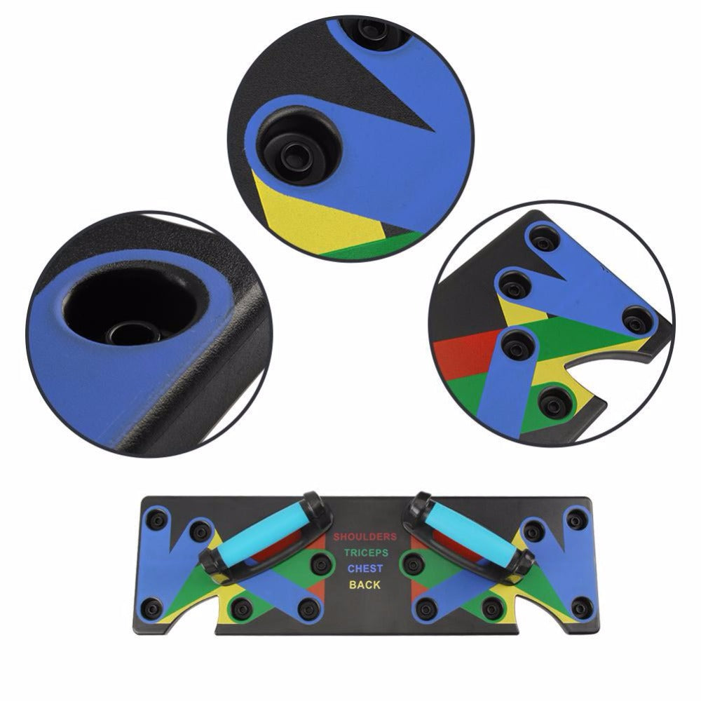 Push Up Rack Edge 9 In 1 Fitnessgerät Mit Ablagen Farbcode System