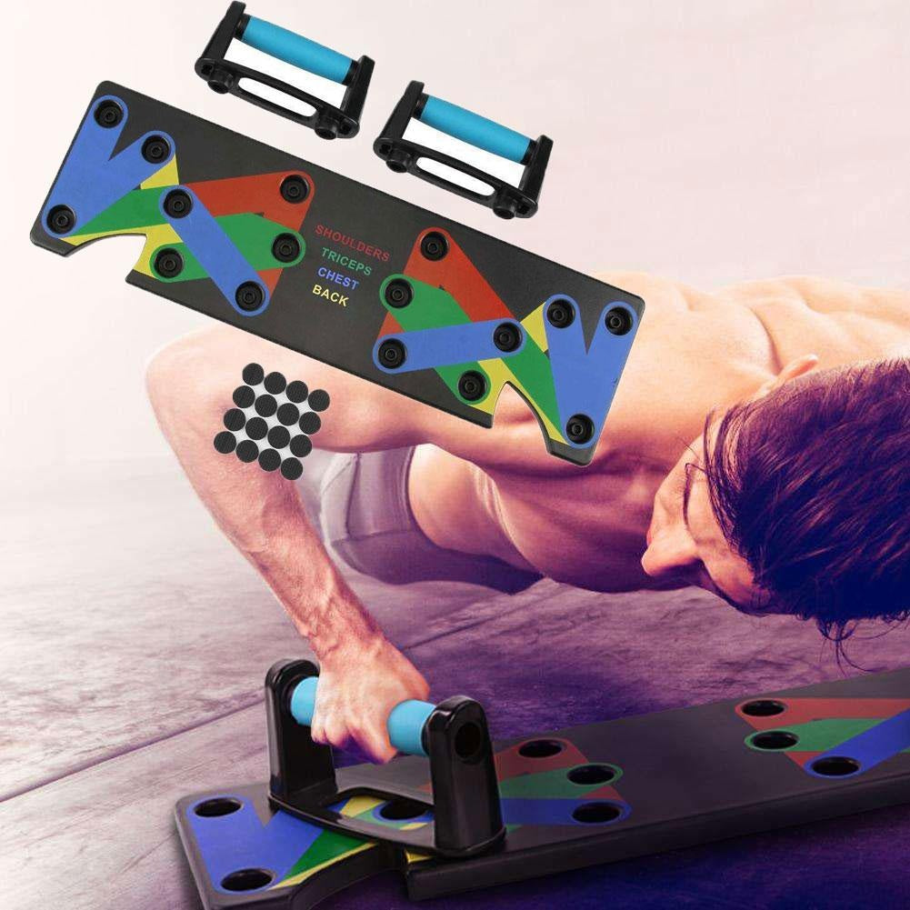 Neun Funktions Push Up Board Mit Farbcodierten Zielzonen - Hobbyfy