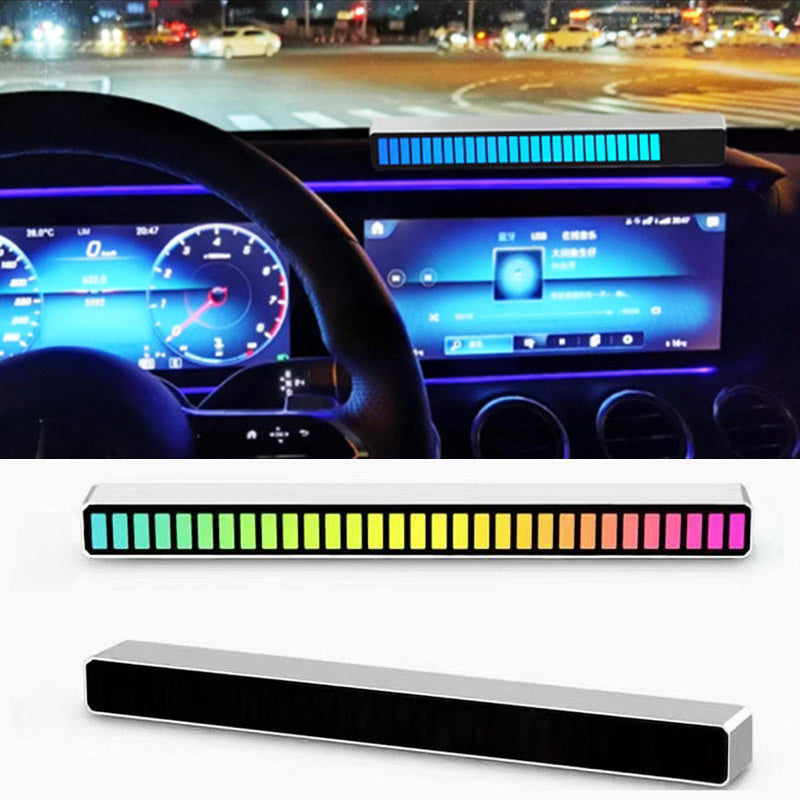 Sprachgesteuerte Ambientebeleuchtung RGB 32 LEDs 18 Farben - Hobbyfy