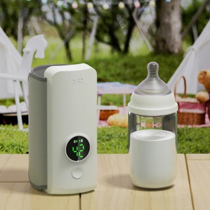 Tragbarer Flaschenwärmer Baby USB – Kabellos, 42 °C - Hobbyfy