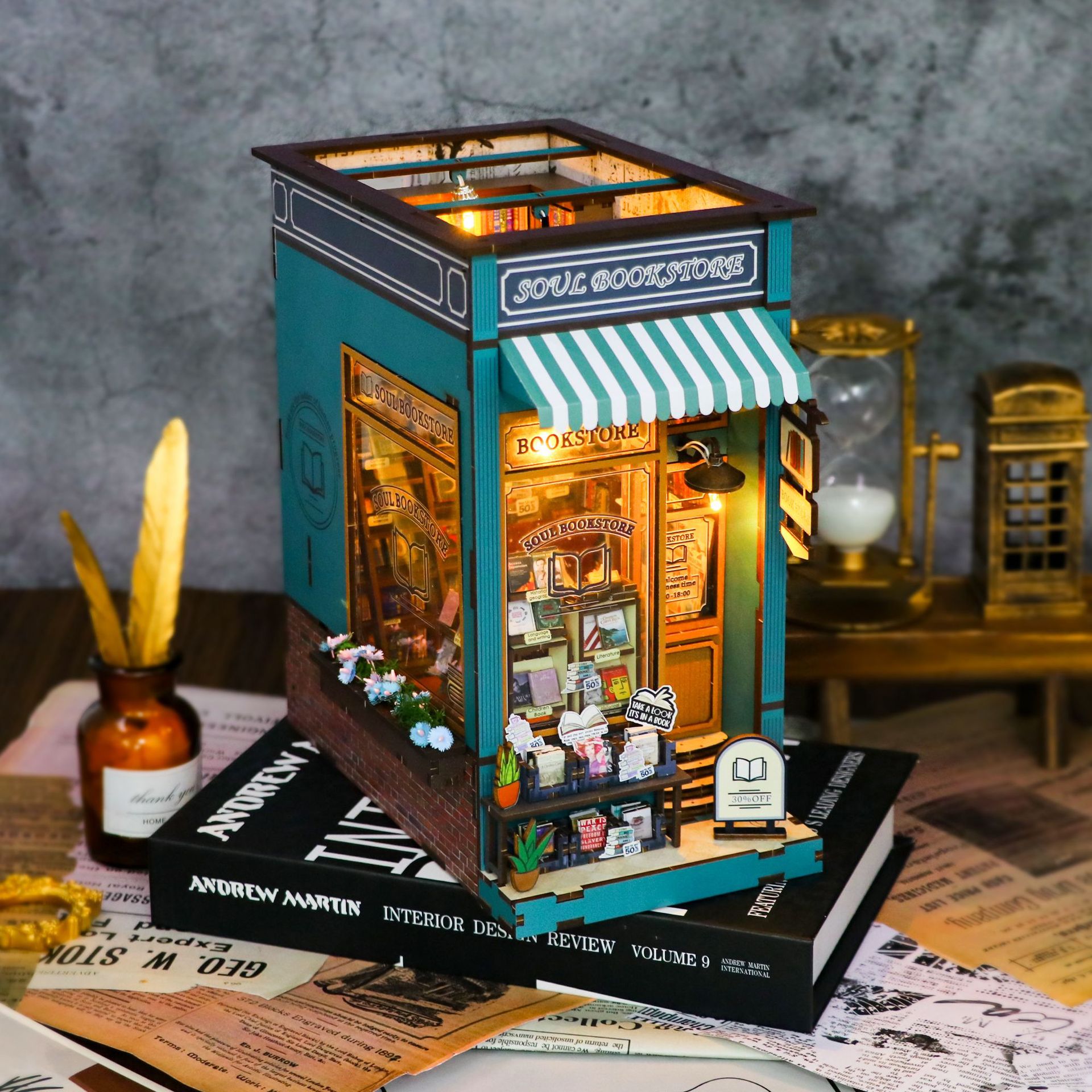 DIY Handgefertigtes Holz Theatermodell Lernspielzeug - Hobbyfy