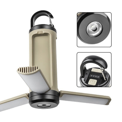 Faltbare LED Campinglampe Mit COB Licht Und USB-C