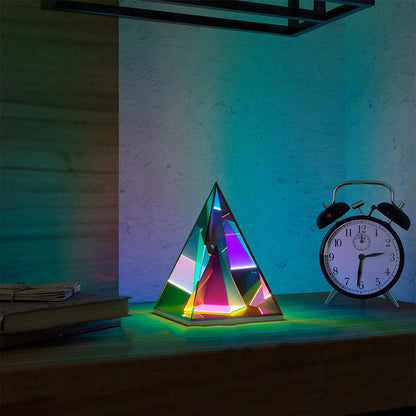 LumenArt Acryl-Lichtwürfel LED Farbwechsel Tischlampe 24x22x22 cm - Hobbyfy