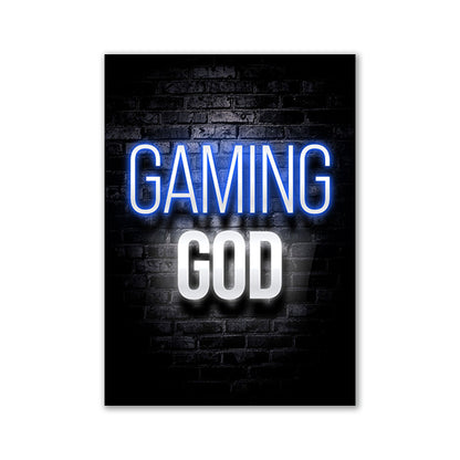 Neon Canvas Gaming Matte - Hobbyfy