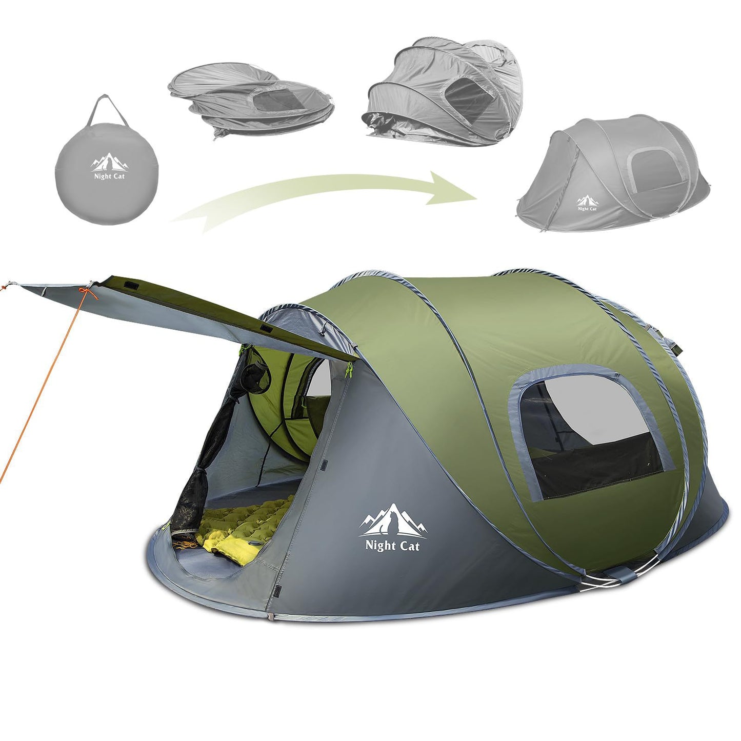 Camping Zelt Zwei Personen Wasserdicht Schneller Aufbau - Hobbyfy