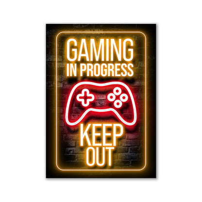 Neon Canvas Gaming Matte - Hobbyfy