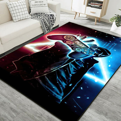 GameTech Dekorativer Game Controller Teppich 40x60 Maschinenwaschbar - Hobbyfy