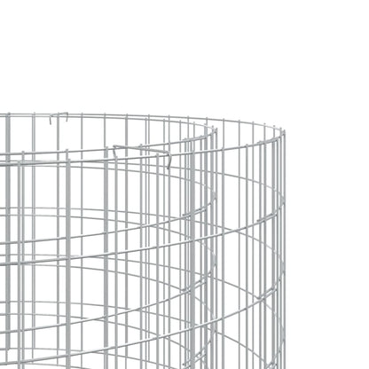 Gabion Feuerstelle Durchmesser 100 Zentimeter Verzinktes Eisen - Hobbyfy