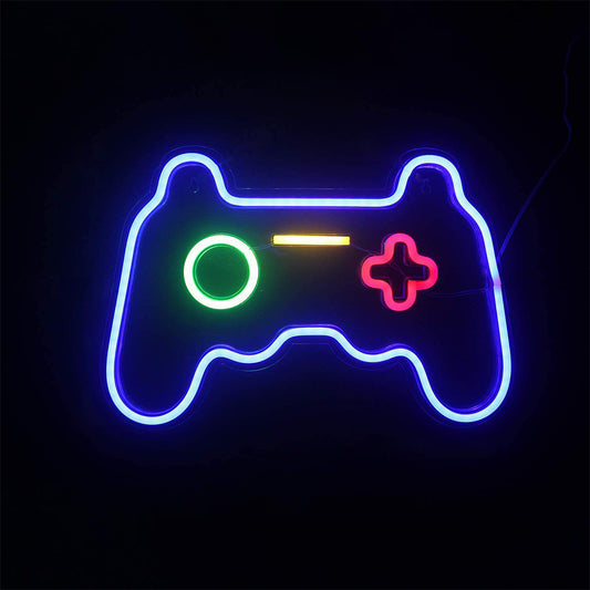 Neon Gamepad Lampe Acryl LED 41x27,5 Cm