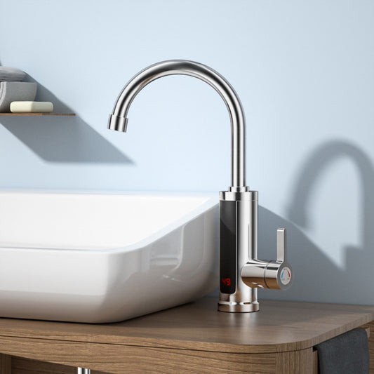 Instant-Heißwasserhahn Mit 5 Sek Heizzeit Silber 360 Grad Drehbrause - Hobbyfy