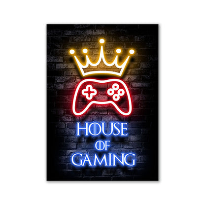 Neon Canvas Gaming Matte - Hobbyfy