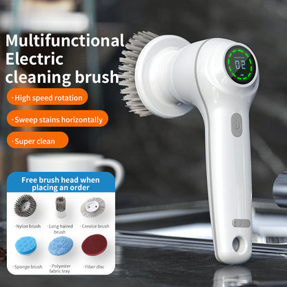 Kabellose Reinigungsbürste Wasserdicht Schrubberaufsätze