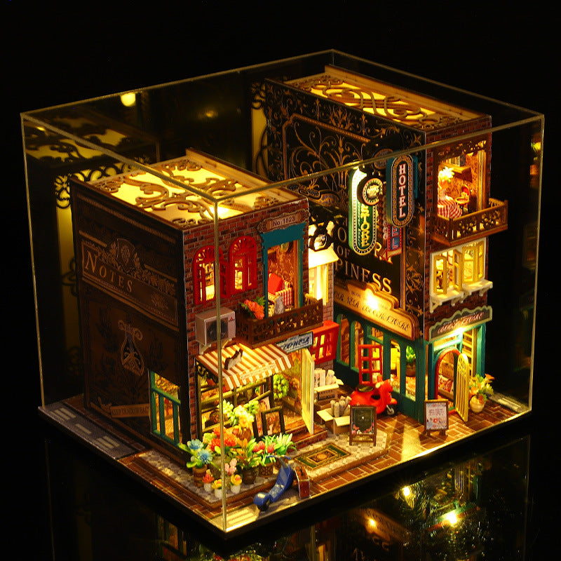 DIY Cottage Scarborough Buchstand Miniatur Kunsthaus Geschenk - Hobbyfy