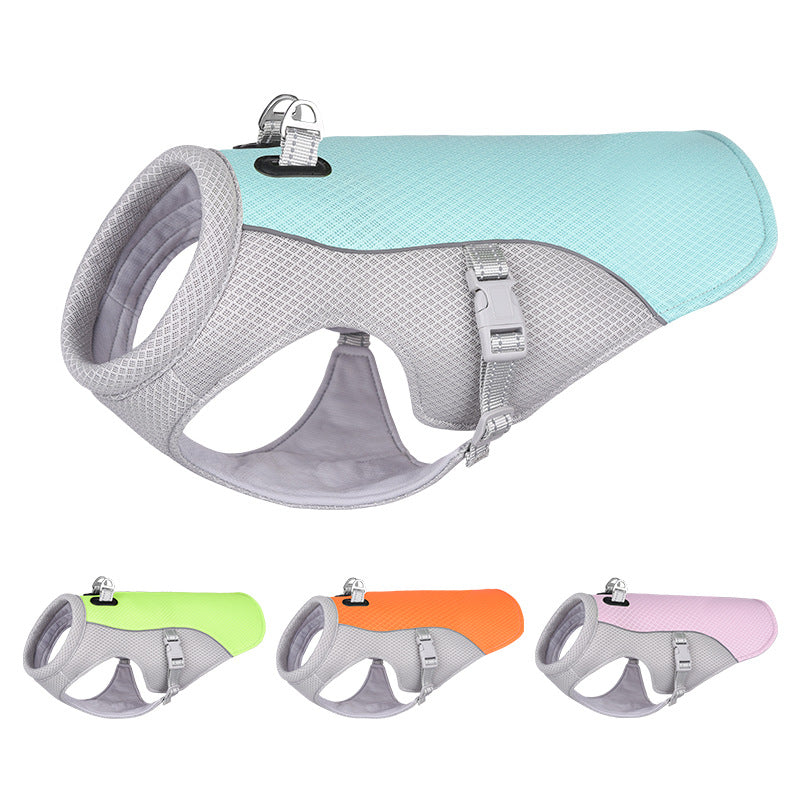 Kühlweste Hund Mehrschichtige Kühlung Leichtes Polyester - Hobbyfy