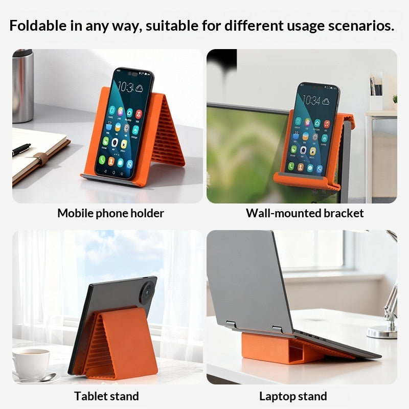 FlexDesk Faltbarer Tablet- und Handyhalter Aus Silikon Freihändig