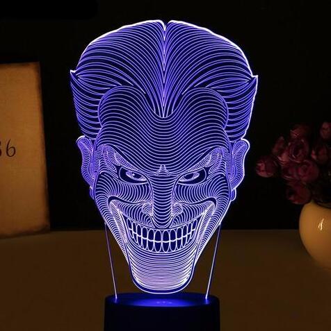 USB Color 3D LED-Lampe Mit Touch Und Fernbedienung Kompakt Mehrfarbig - Hobbyfy