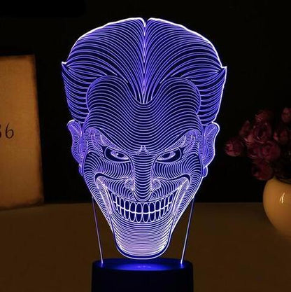 USB Color 3D LED-Lampe Mit Touch Und Fernbedienung Kompakt Mehrfarbig - Hobbyfy