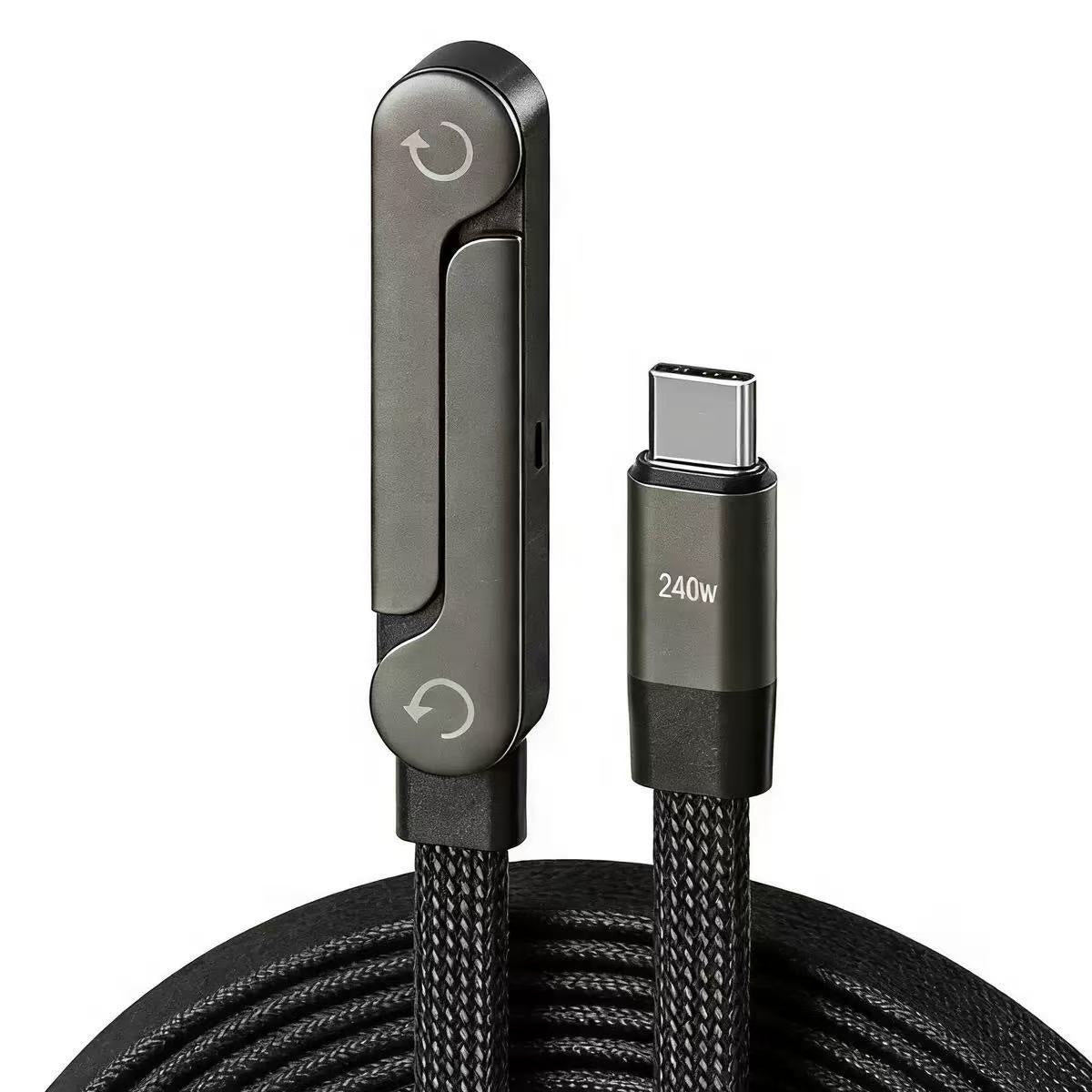 PowerLine 240W USB-C Ladekabel Mit Faltbarem Standfuß - Hobbyfy