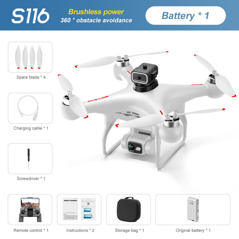 S116 Brushless Drohne Mit Vier Wege Hindernisvermeidung HD Aufnahmen - Hobbyfy