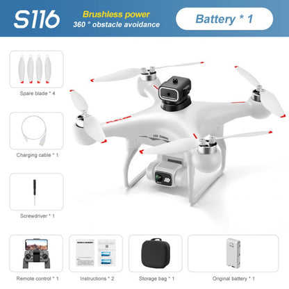 S116 Brushless Drohne Mit Vier Wege Hindernisvermeidung HD Aufnahmen - Hobbyfy