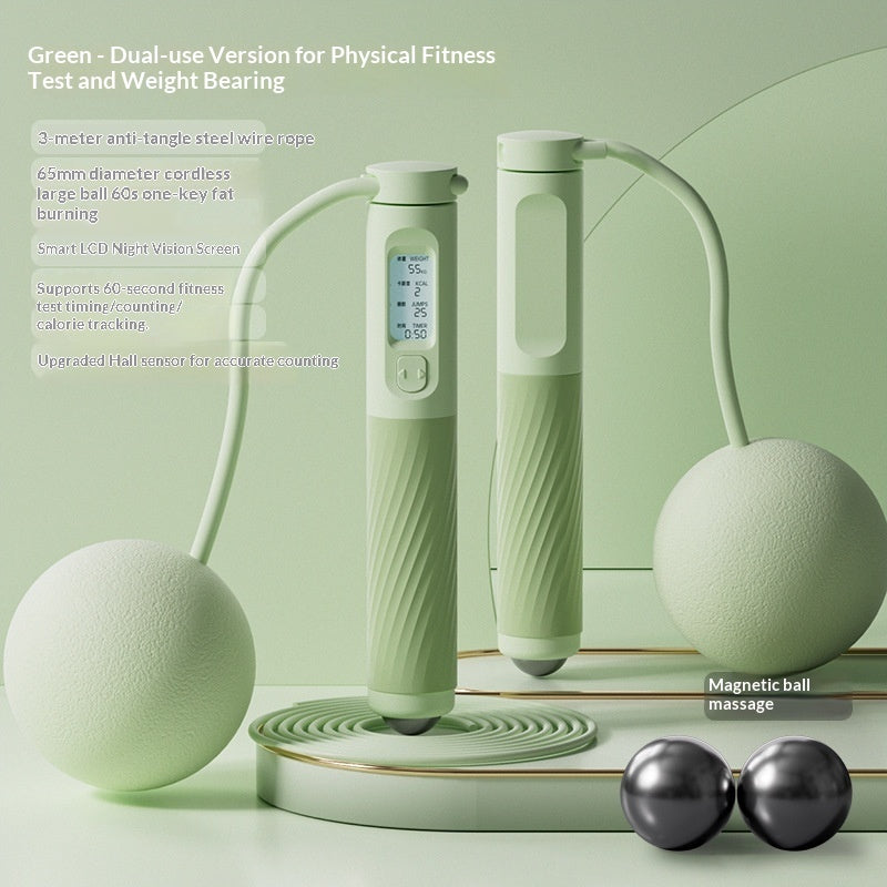 Kordelloses Magnetperlen Fitnessseil Für Cardio Und Muskelmassage