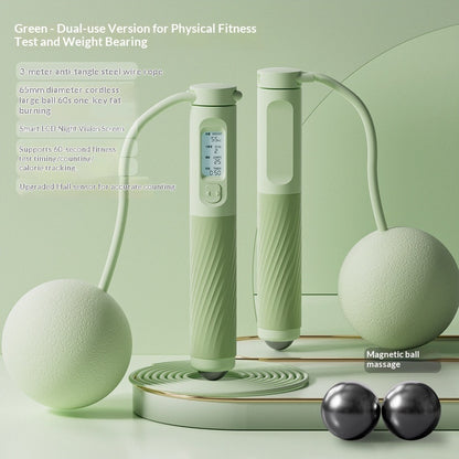 Kordelloses Magnetperlen Fitnessseil Für Cardio Und Muskelmassage