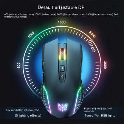 LumenTech Ultralight Leuchtende Bluetooth Kabellose Gaming Maus 24 g - Hobbyfy