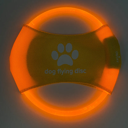 LED Frisbee Hundespielzeug USB Aufladbar Nachtspiel Leuchtend Sichtbar Für Training Und Spiel - Hobbyfy