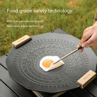 Outdoor Antihaft Backblech Sechsstrahlig Stern Design 40 cm - Hobbyfy
